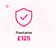 Fixed price of £125